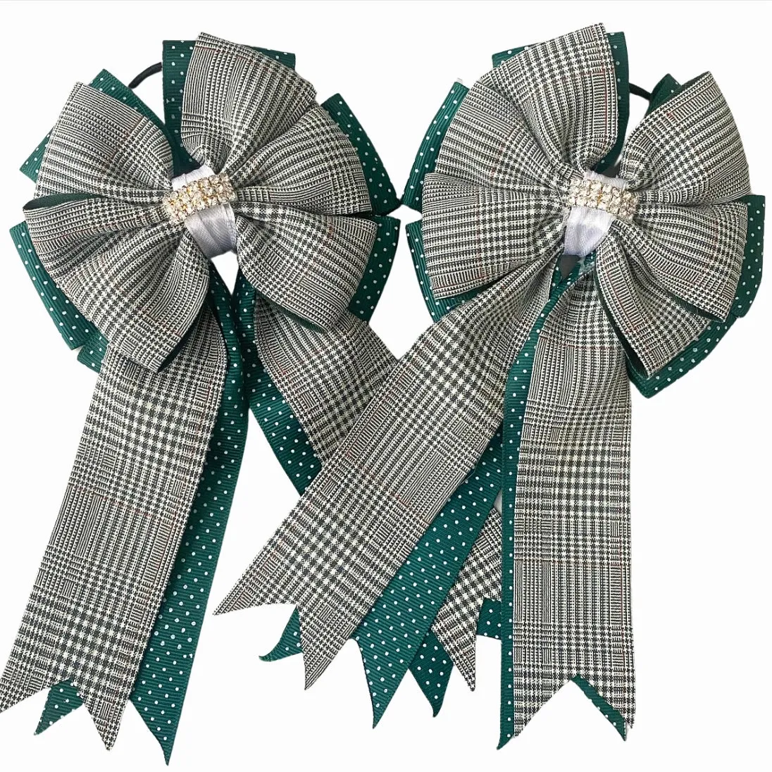 * Show Bows: Lake Placid Plaid Green •NEW