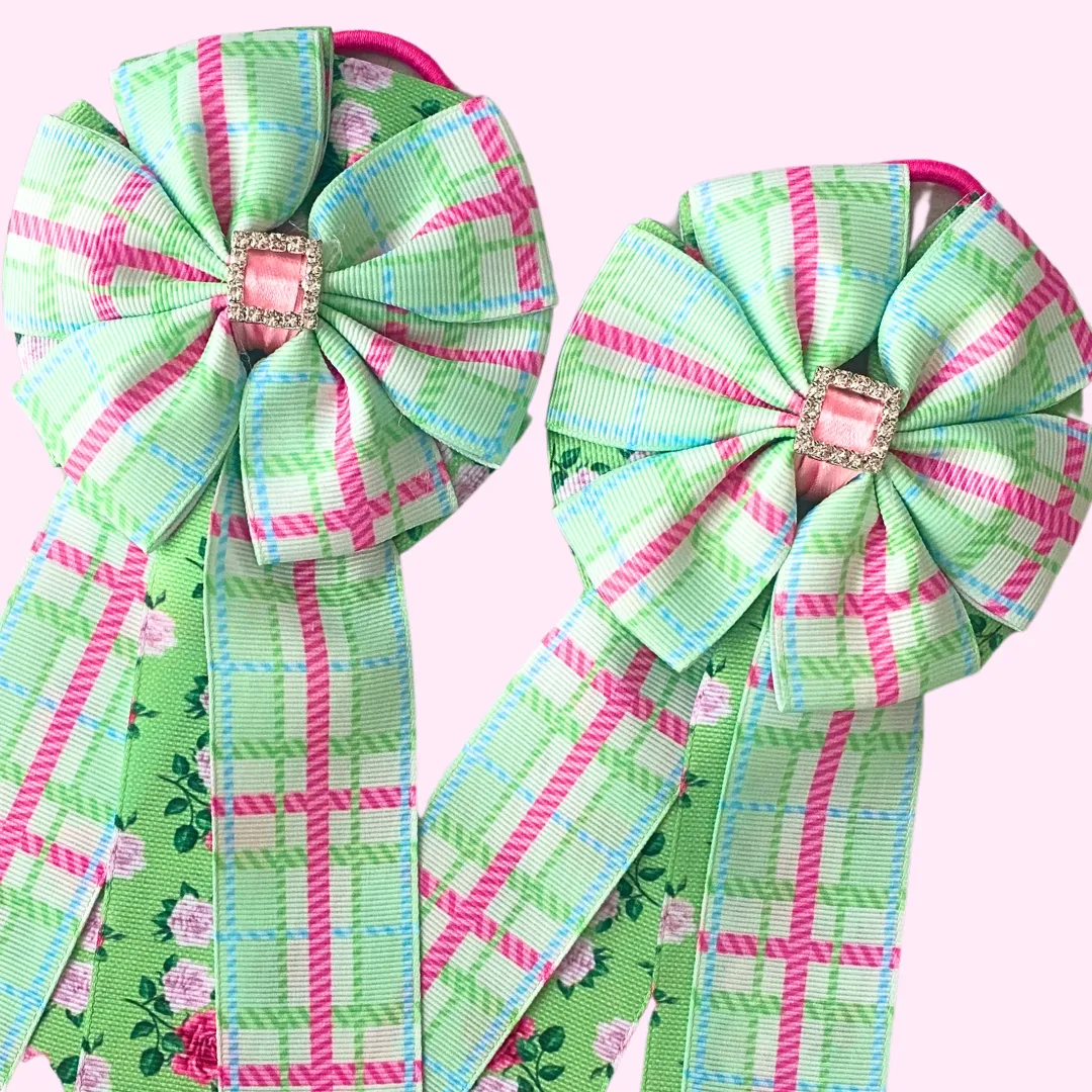 * Show Bows: Spring Plaid