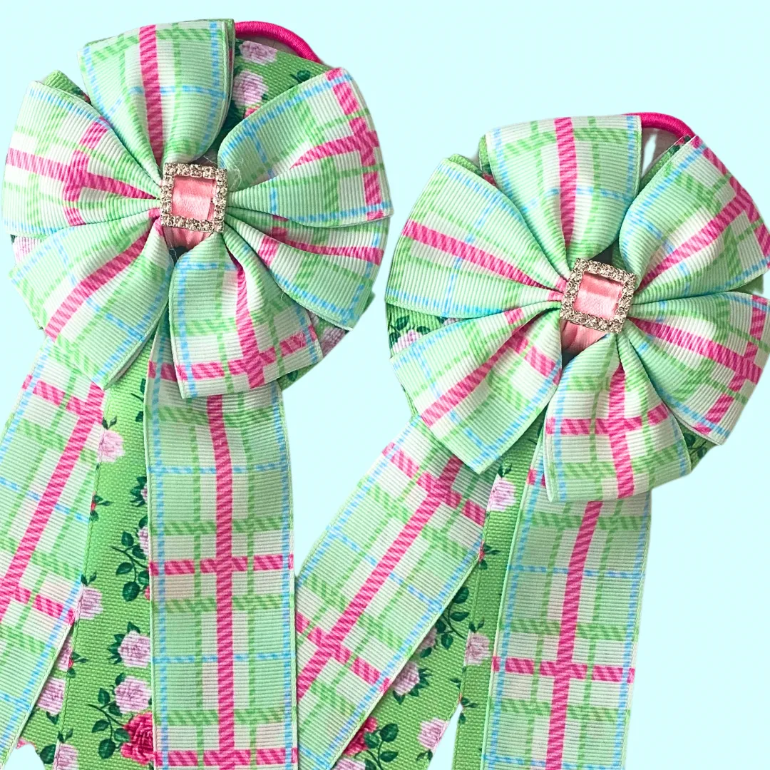 * Show Bows: Spring Plaid