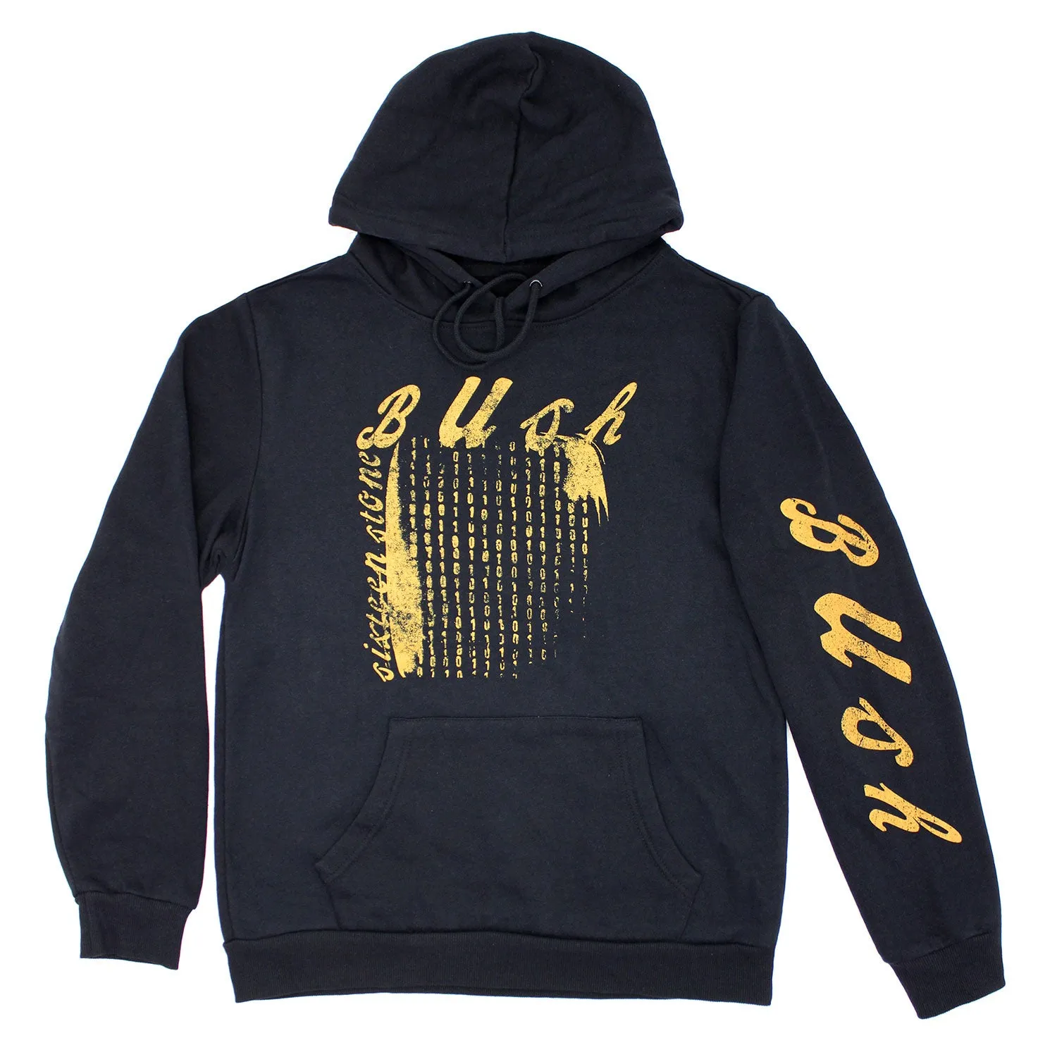 16 Stone Distress Gold Hooded Sweatshirt