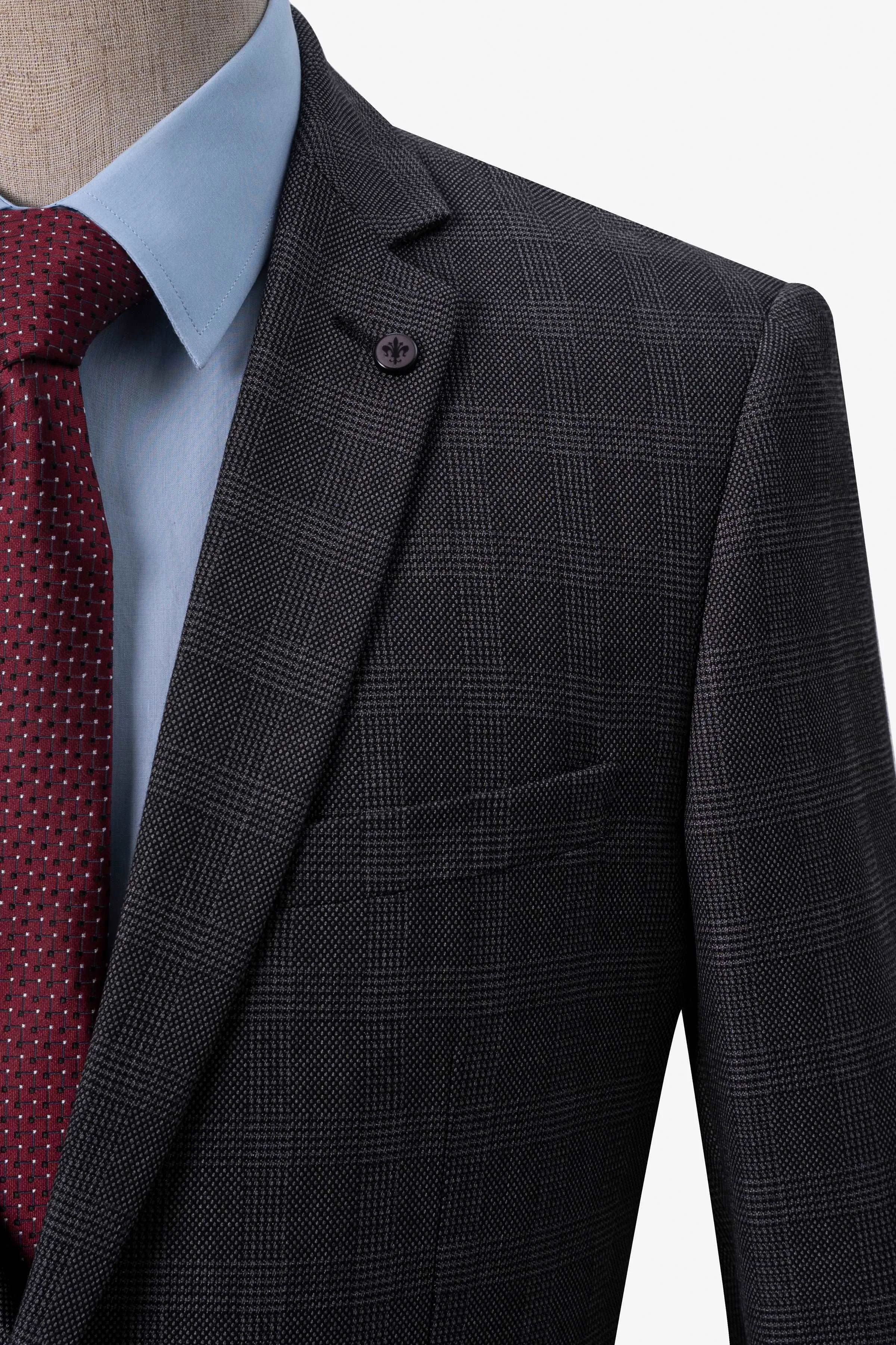 2 PIECE SUIT DARK GREY