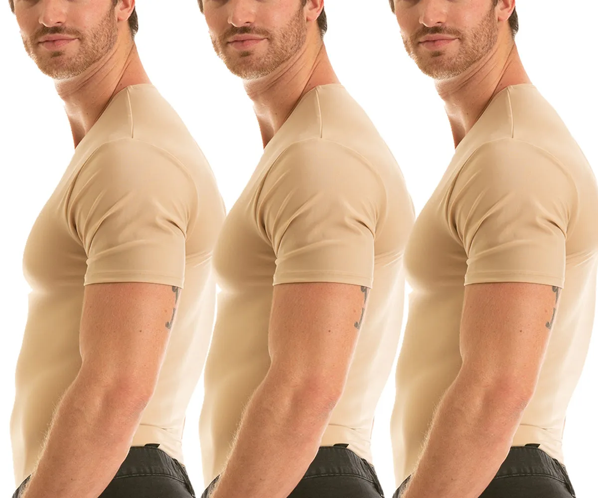 3-Pack Insta Slim Big &Tall Compression Crew Necks TS0003BT