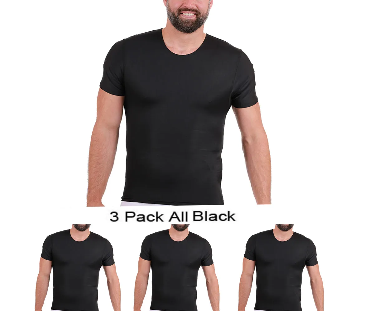 3-Pack Insta Slim Big &Tall Compression Crew Necks TS0003BT