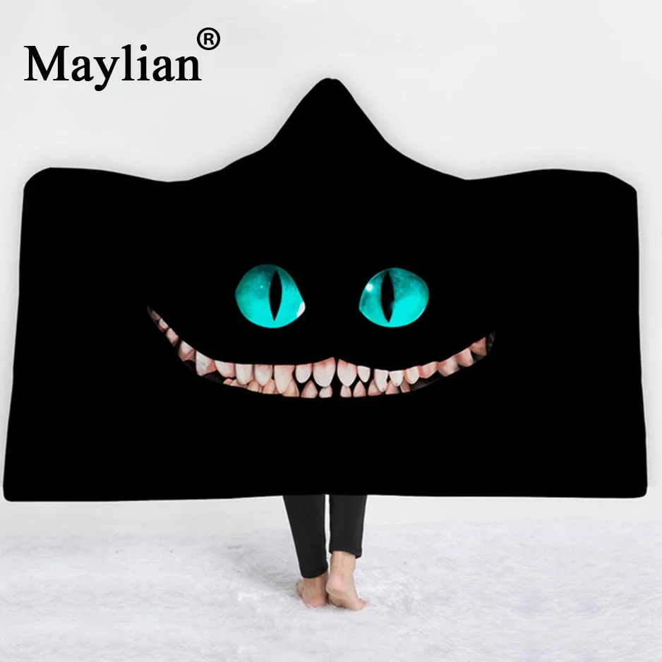 3D Animal monster Hooded Blanket