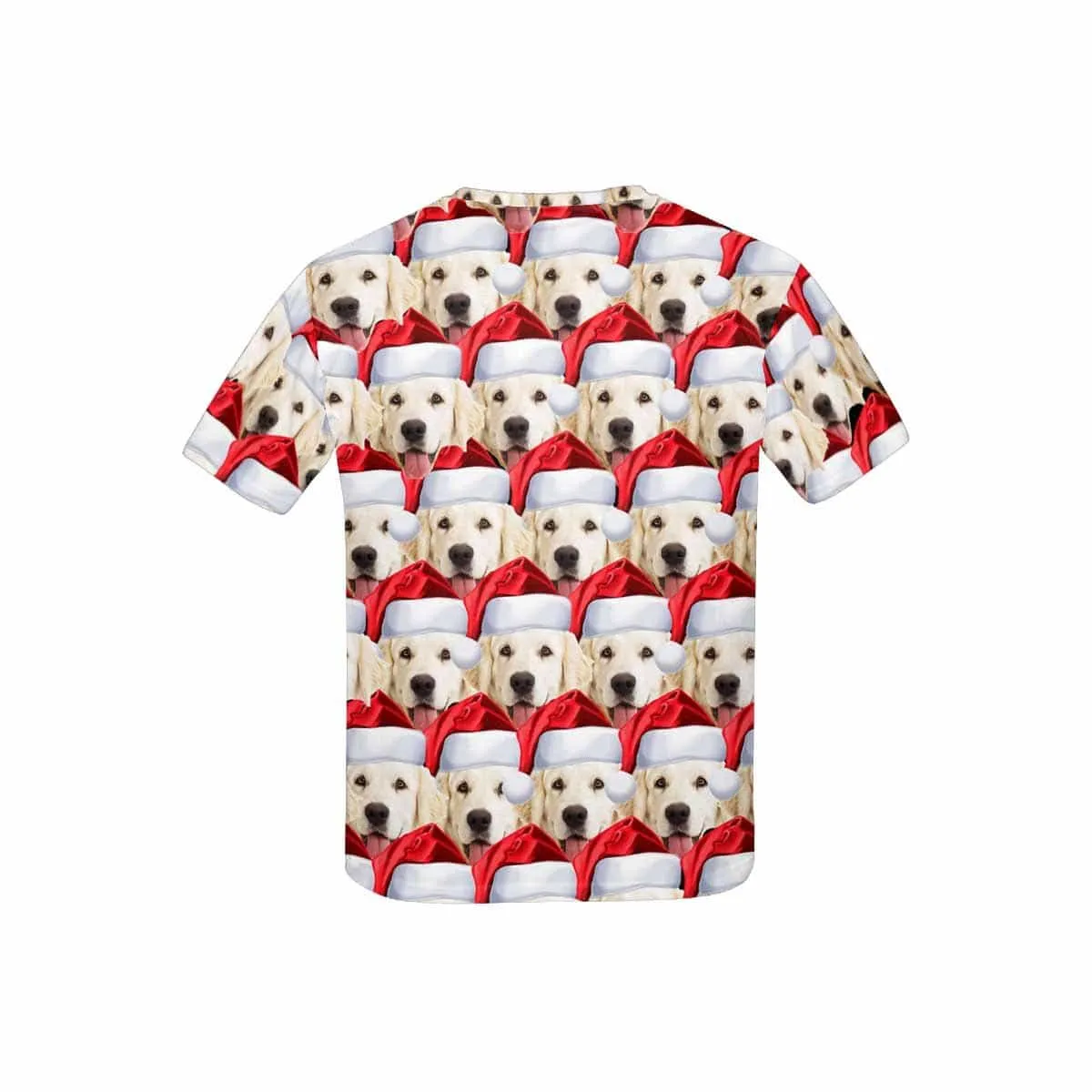 #6-15Y Custom Face Seamless Dog Kid's All Over Print T-shirt