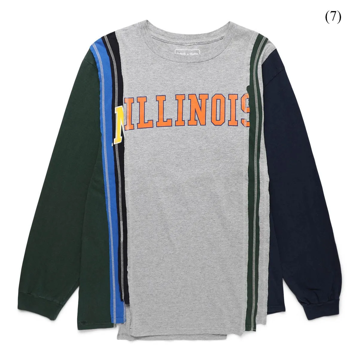 7 CUTS LONG SLEEVE T-SHIRT - COLLEGE (L)