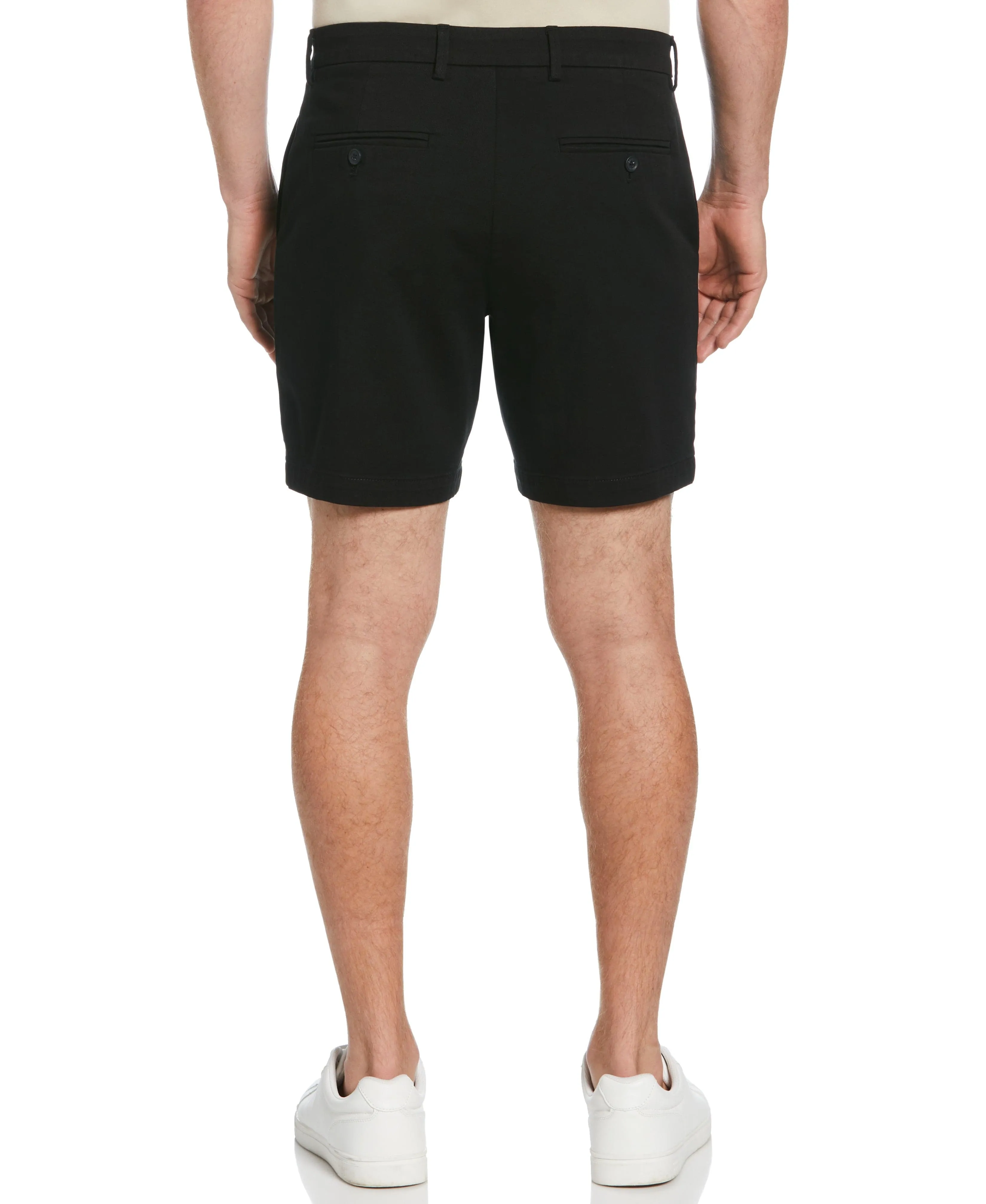 7" Stretch Dyed Solid Twill Short