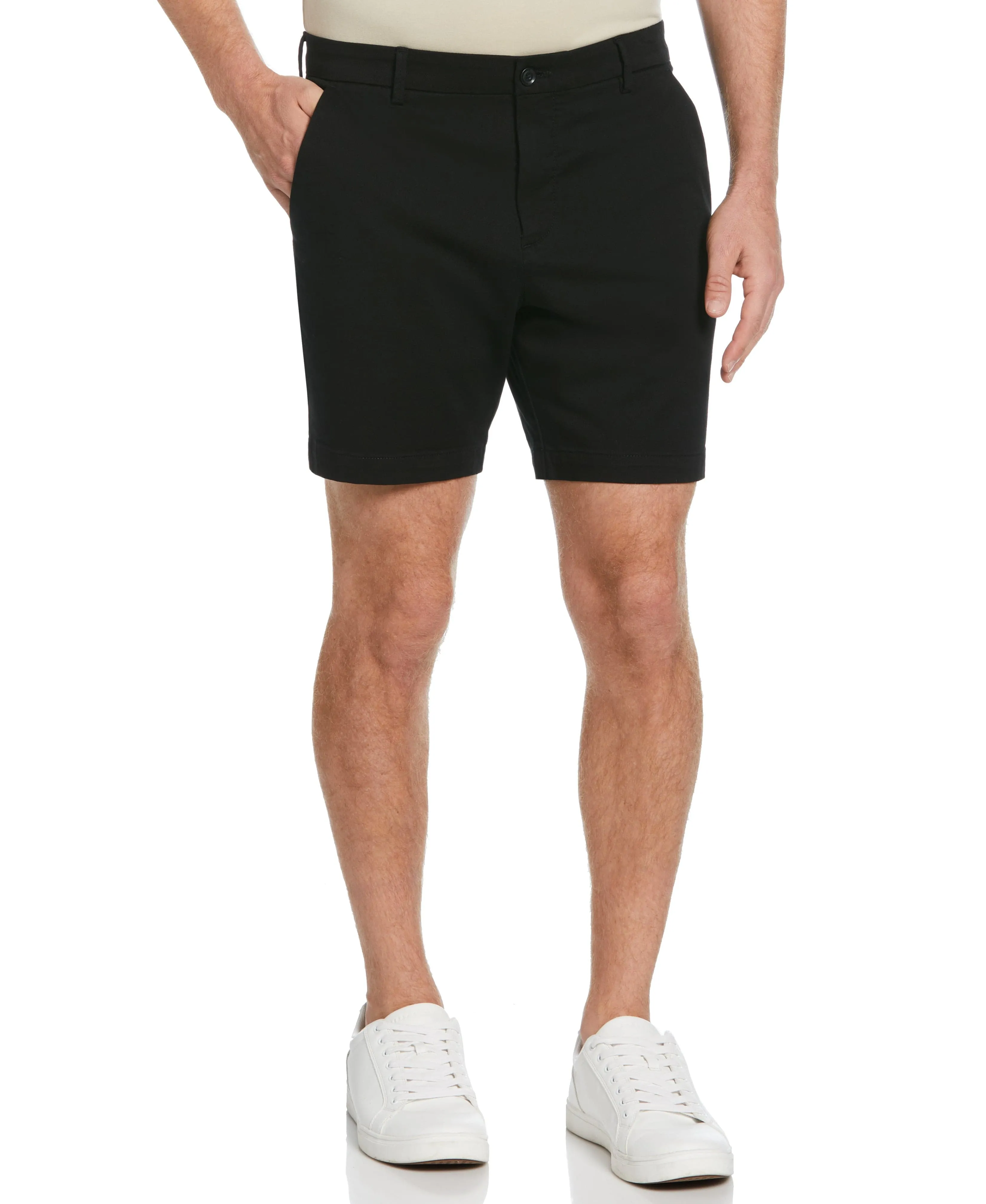 7" Stretch Dyed Solid Twill Short