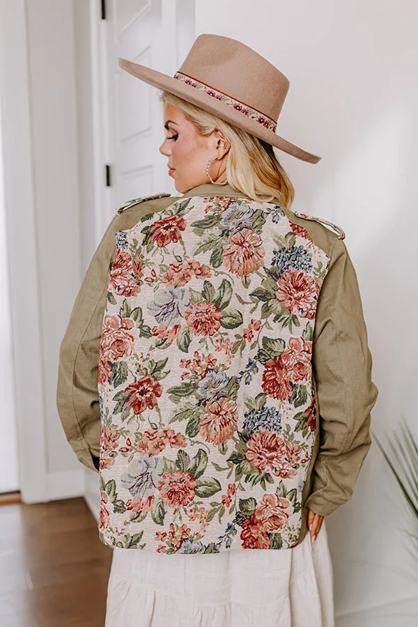 All The Hits Floral Jacquard Jacket Curves