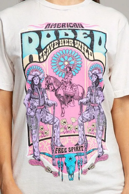 American Rodeo Graphic Tshirt