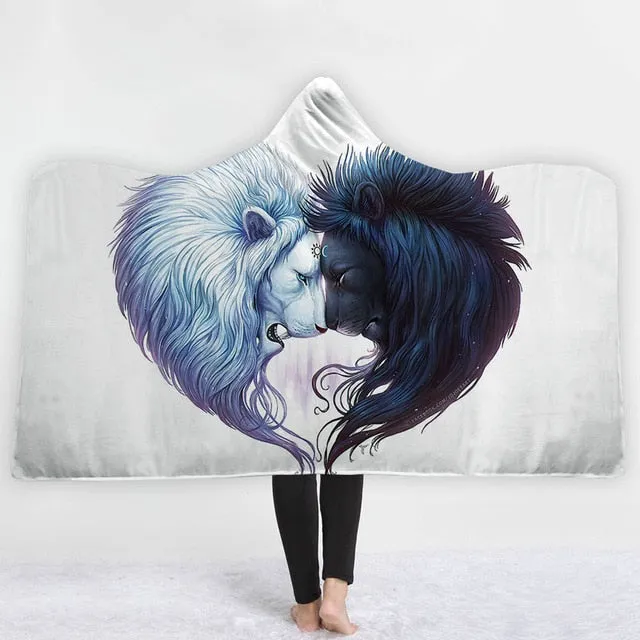 Animal Hooded Blanket