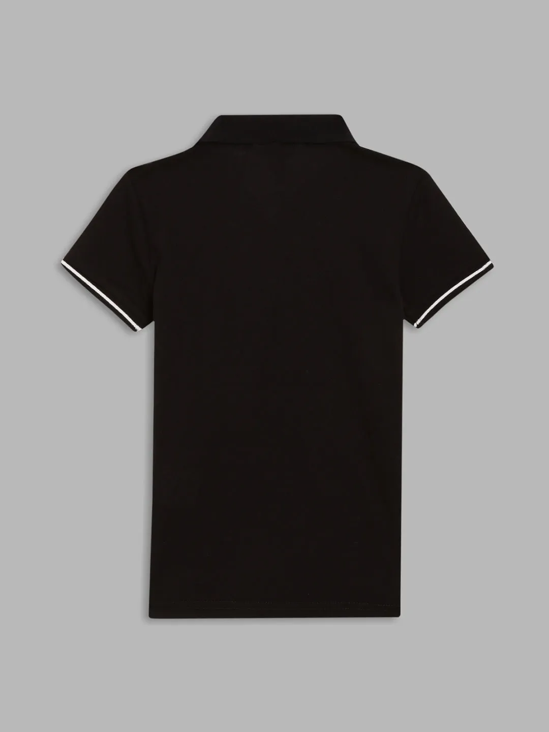 Antony Morato Kids Black Regular Fit Polo T-Shirt