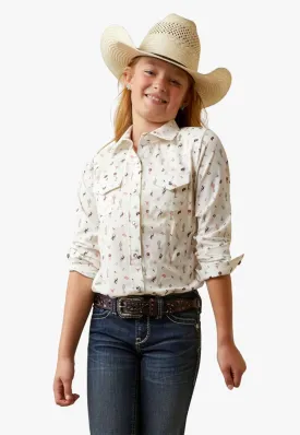 Ariat Girls Santa Fe Long Sleeve Shirt