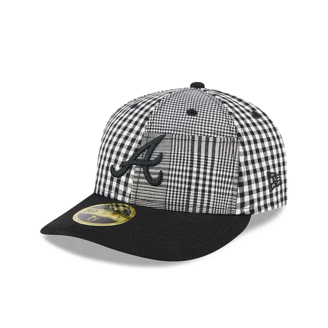 Atlanta Braves MLB Patch Plaid 59FIFTY LP Cerrada