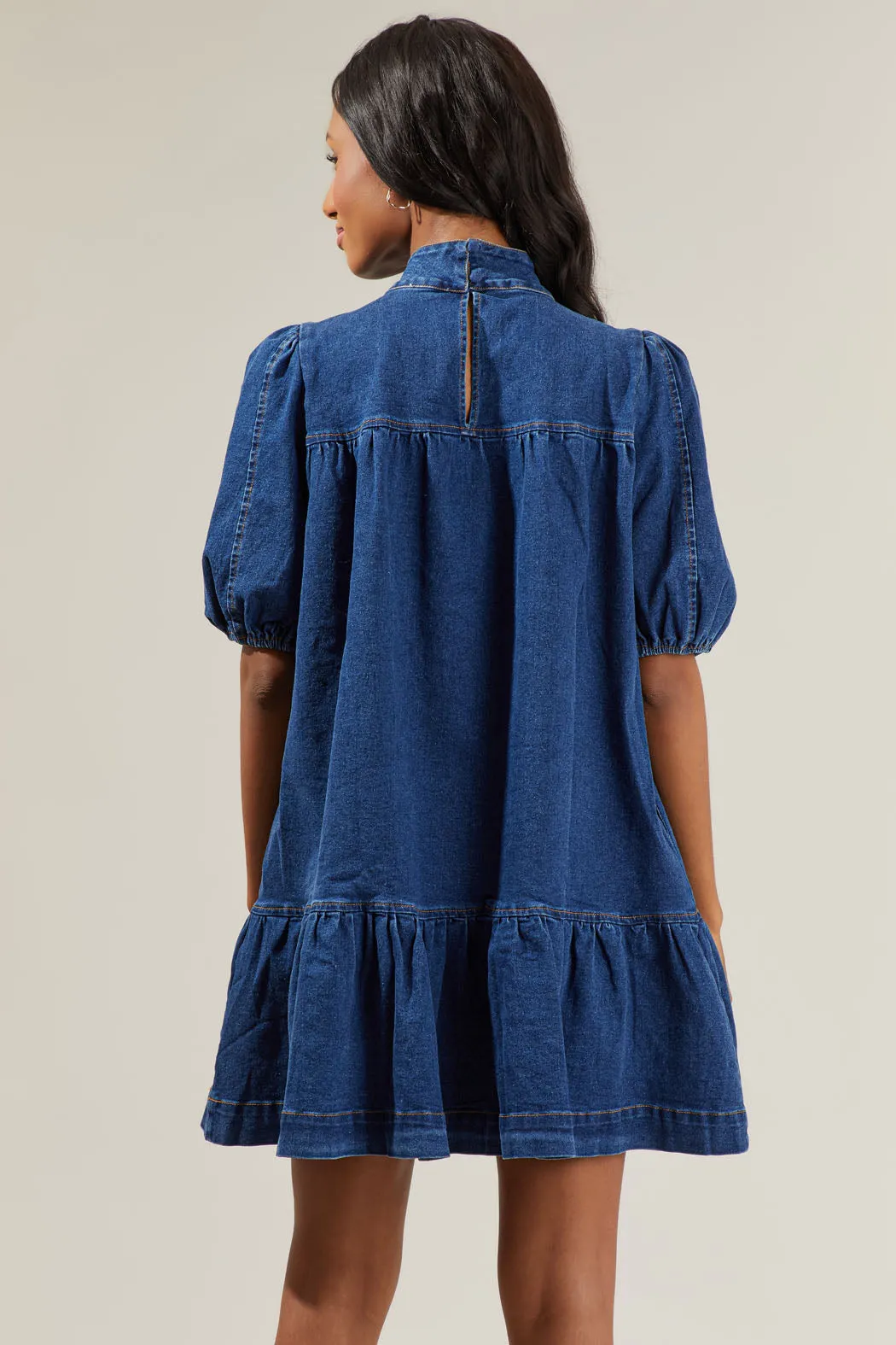 Aura Jacey Denim Shift Dress