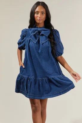 Aura Jacey Denim Shift Dress