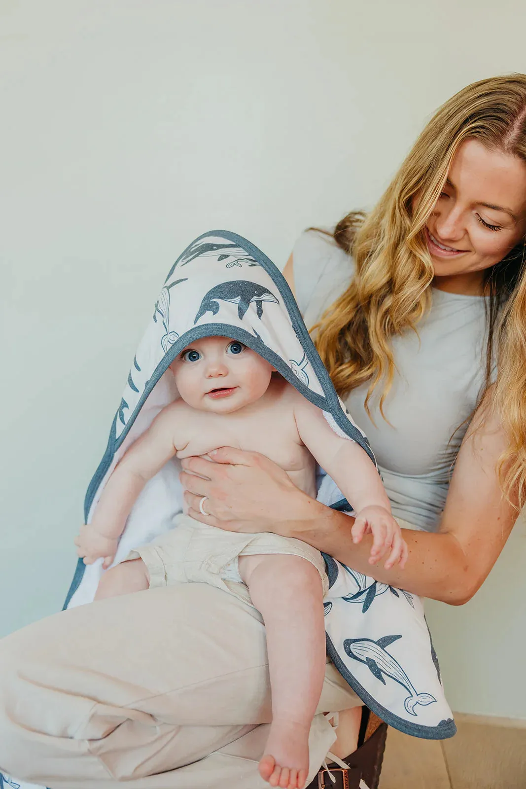 Baby Hooded Towel - Cove