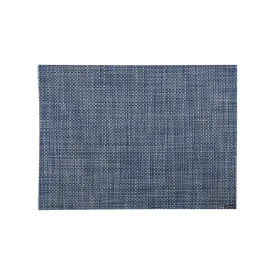 BASKETWEAVE RECTANGLE PLACEMAT, DENIM