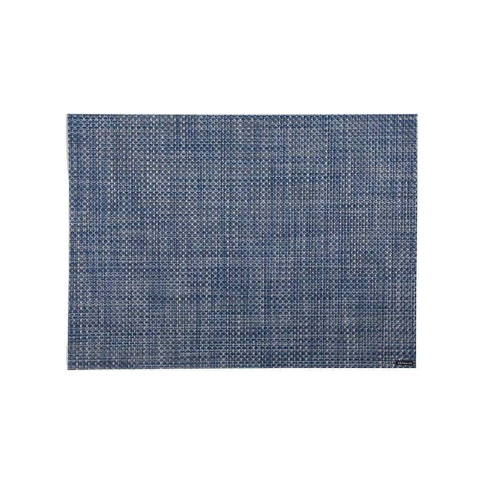 BASKETWEAVE RECTANGLE PLACEMAT, DENIM