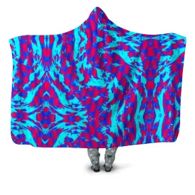 Berry Blast Hypno Splatter Hooded Blanket