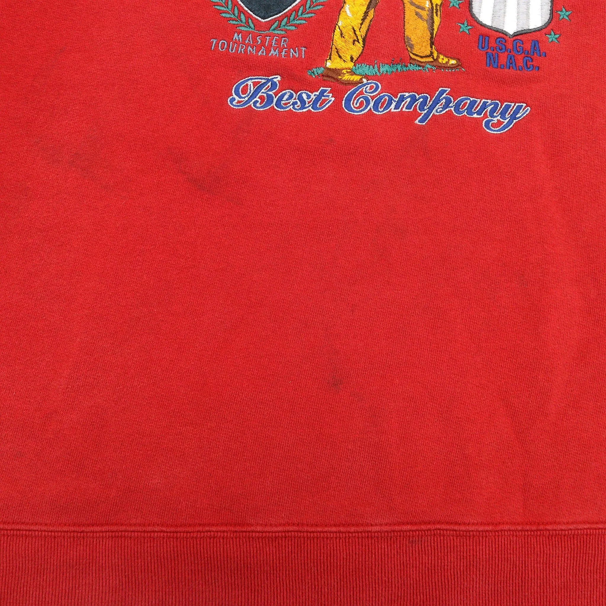 Best Company 1958 Augusta Masters Tournament Red Sweatshirt