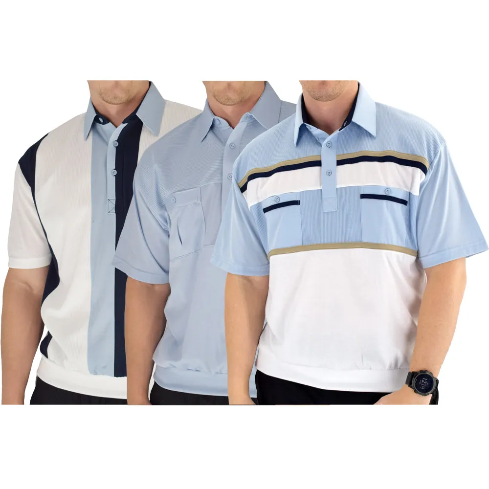 Best of the Blues- 3 Short Sleeve Shirts Bundled