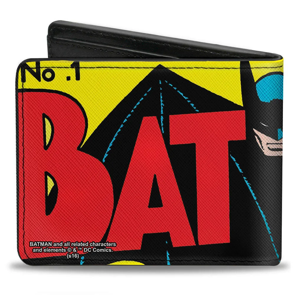 Bi-Fold Wallet - Classic BATMAN Issue #1 Robin & Batman Logo CLOSE-UP Cover Pose by Buckle-Down