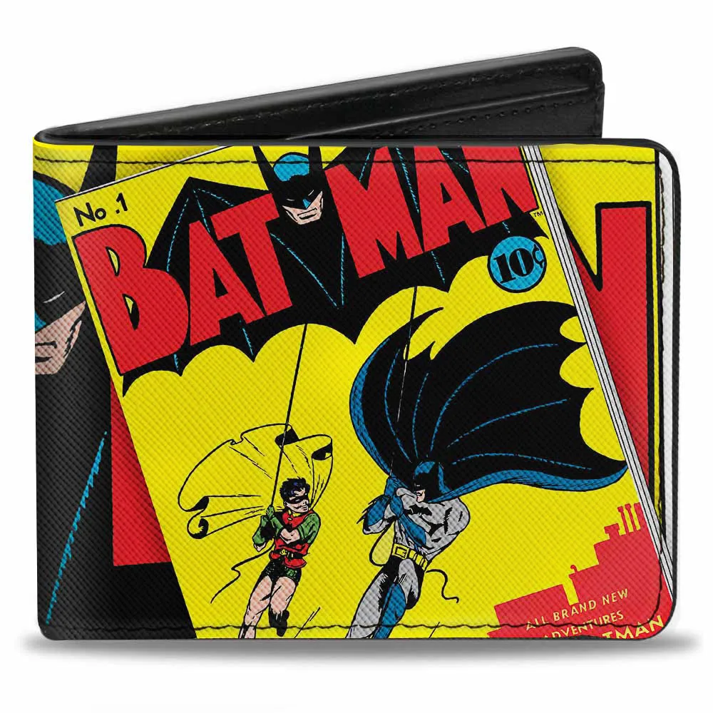 Bi-Fold Wallet - Classic BATMAN Issue #1 Robin & Batman Logo CLOSE-UP Cover Pose by Buckle-Down