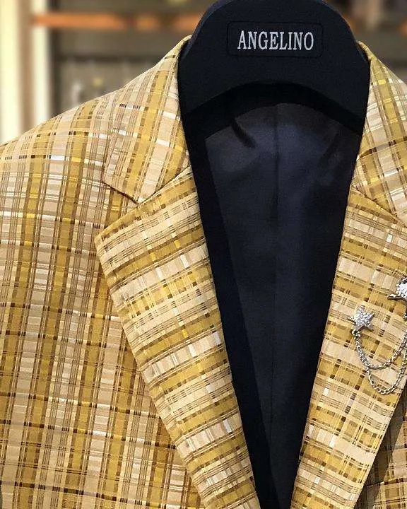 Big and Tall Blazer - Mens Sport Coat - Blazer for men - Linea Gold