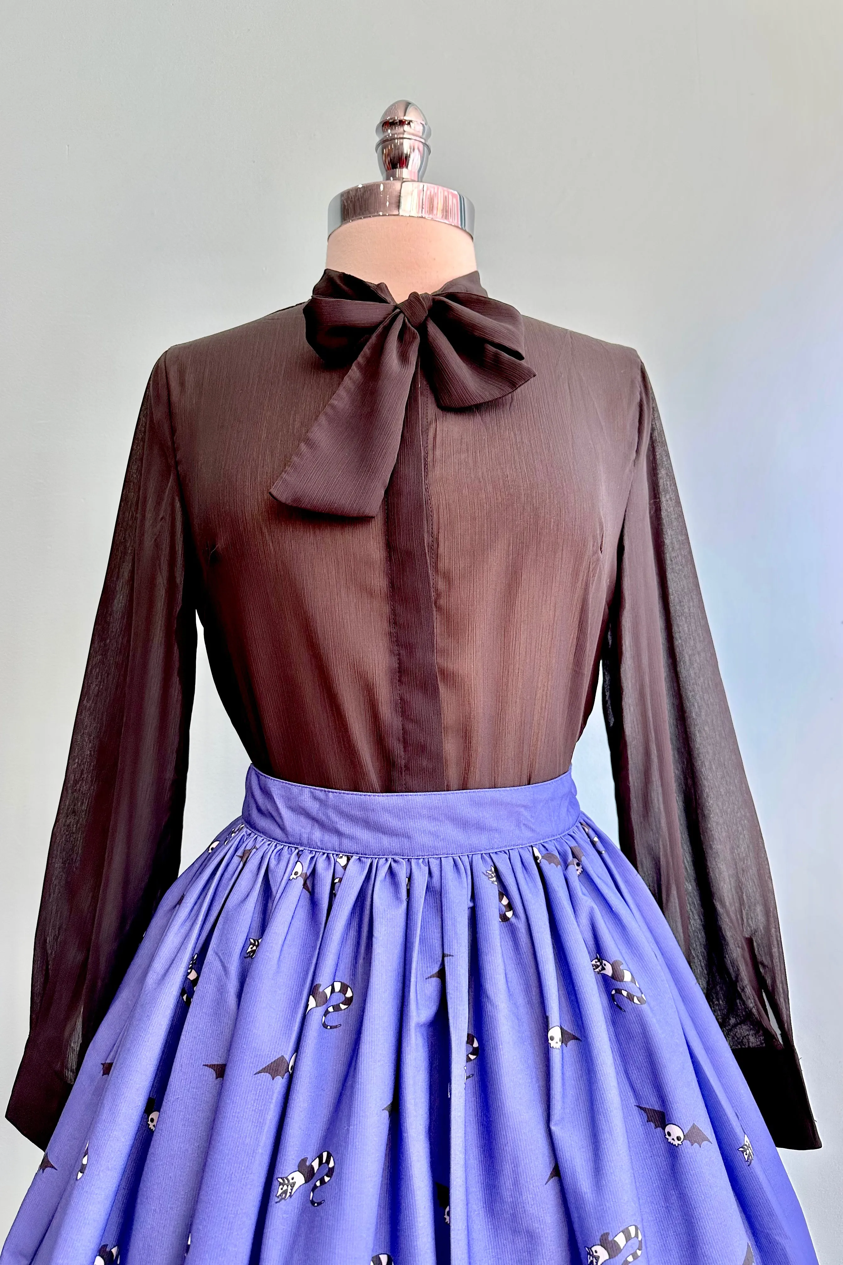 Black Bow Blouse by Banned