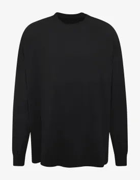 Black Printed Long Sleeve Skate T-Shirt