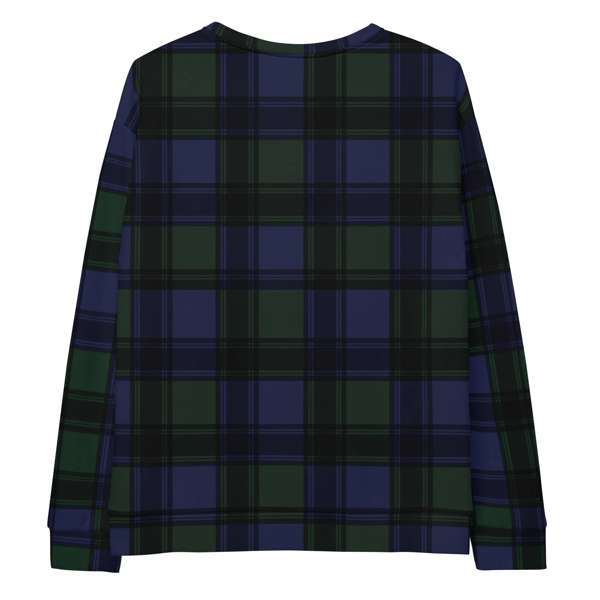 Blue Plaid Sweatshirt