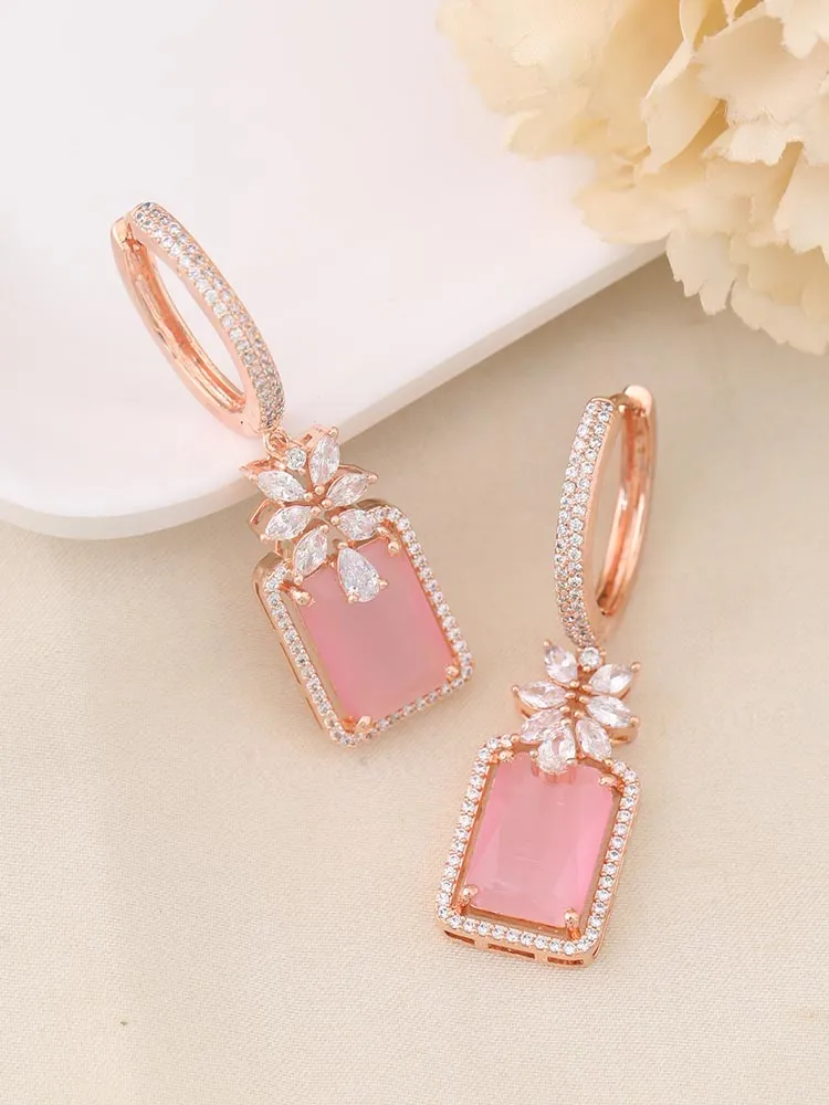 Blush Afrodita Zirconia Danglers