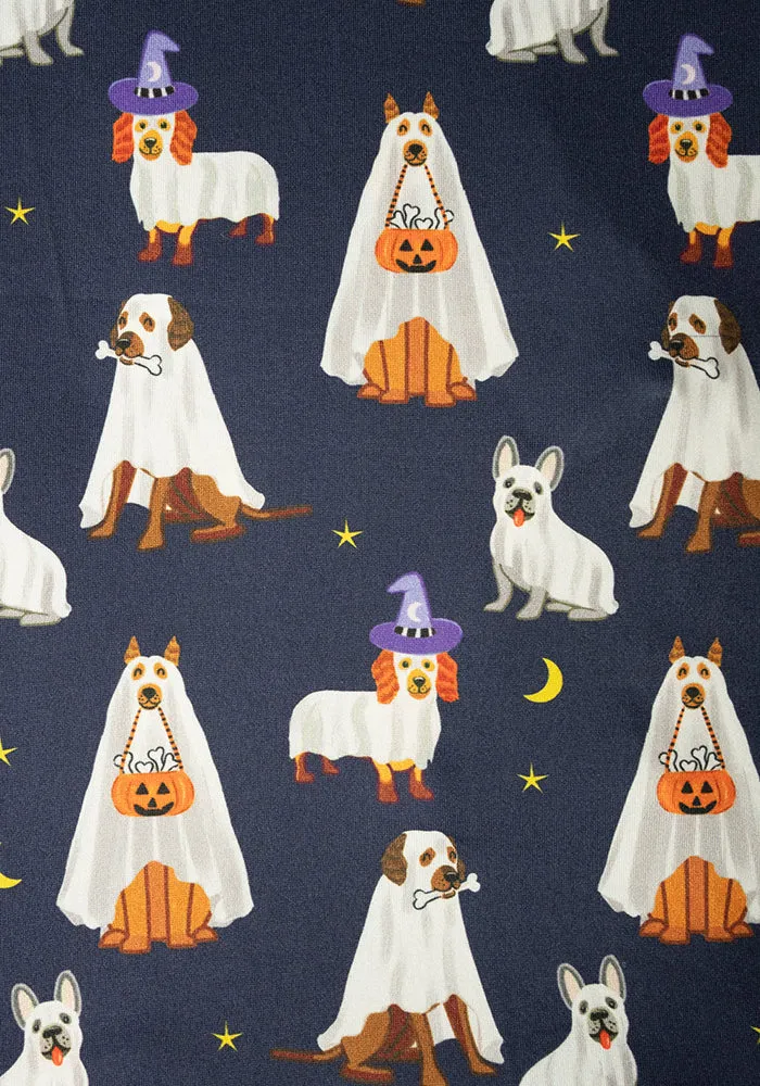 Boo Ghost Dogs Print Pyjama Set