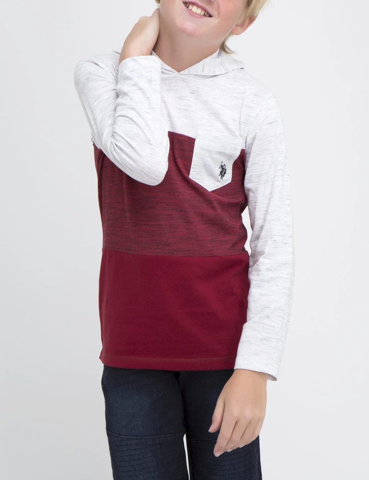 BOYS HOODED TOP