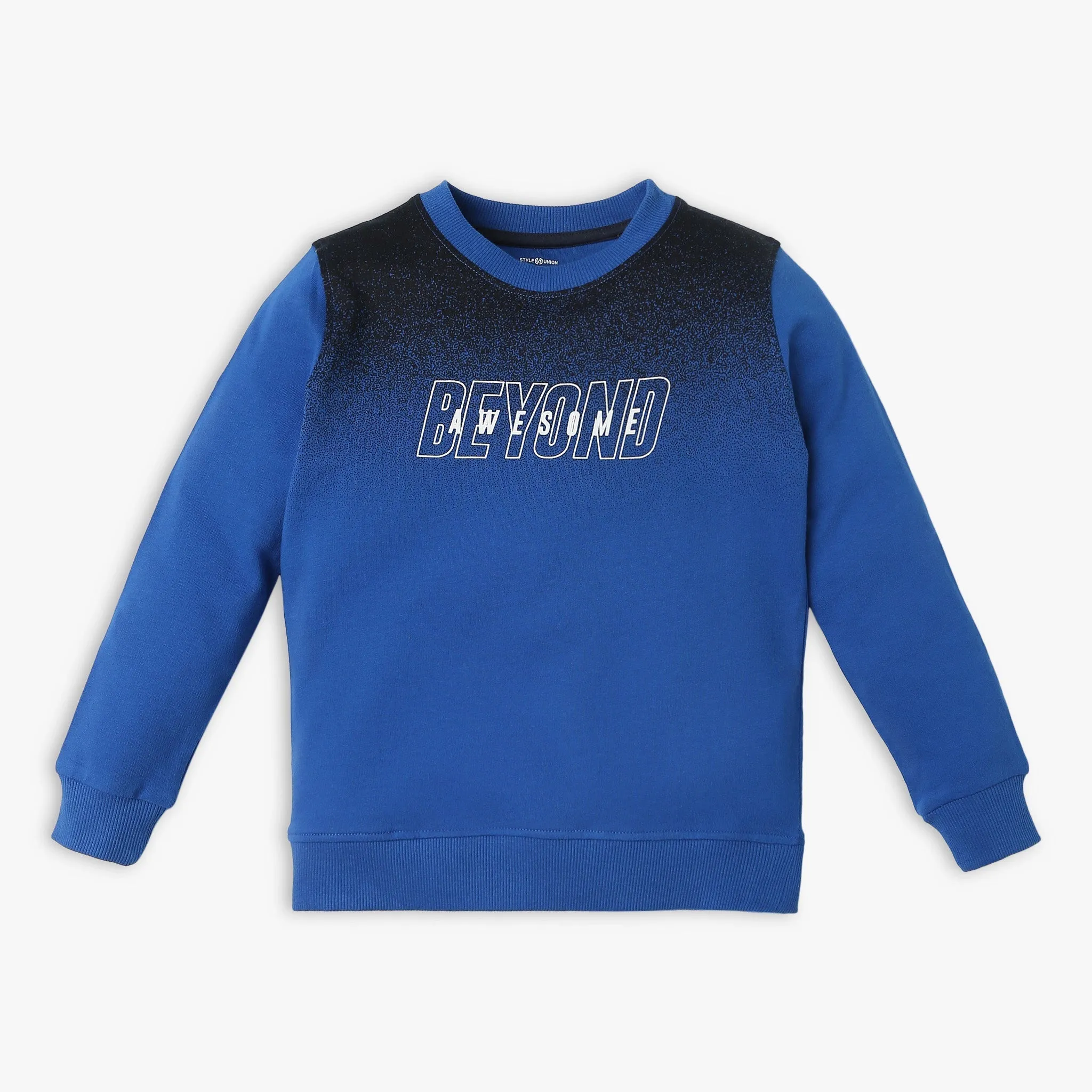 Boy's Regular Fit Printed Sweat Tees