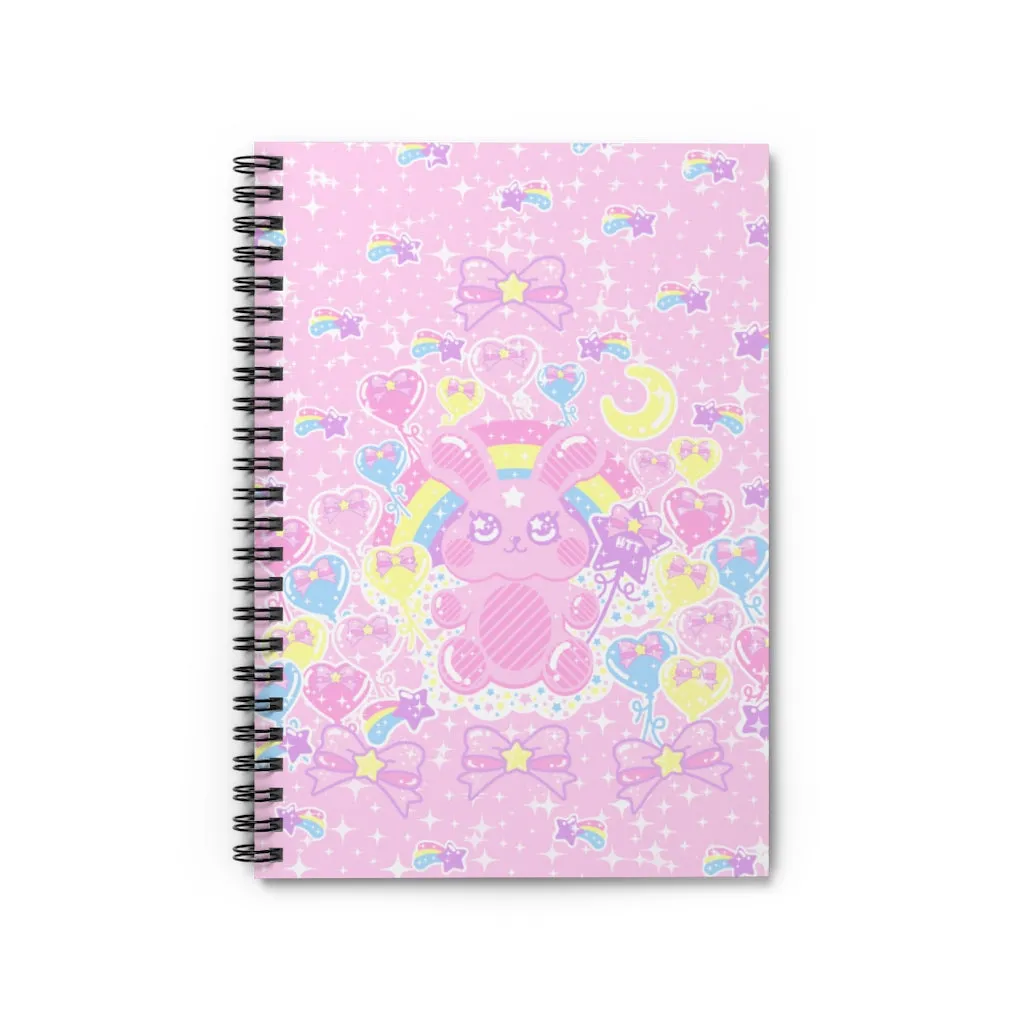 Bubblegum Bunny Spiral Notebook - Ruled Line