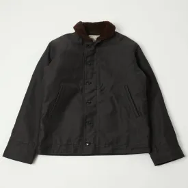 Buzz Rickson's x William Gibson Type N-1 Deck Jacket - Black Demotex