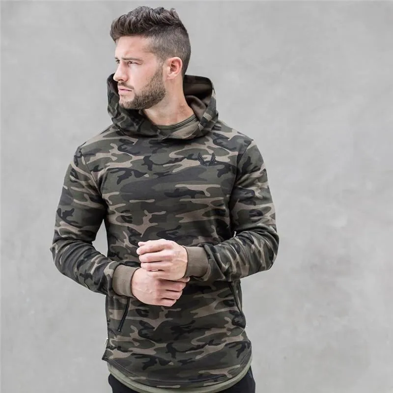 Camouflage Sportswear Pullover Hoodie