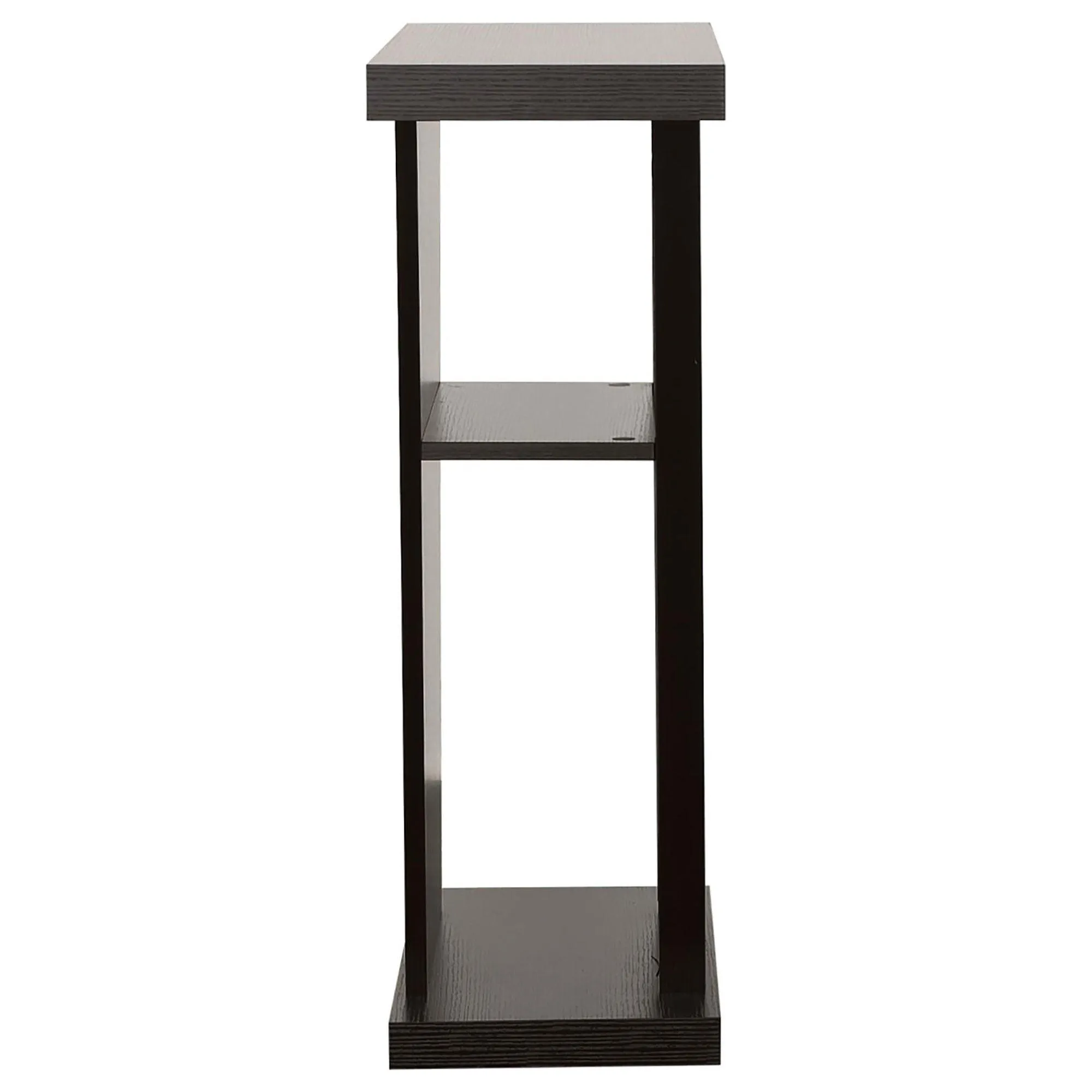 Cappuccino 2-Shelf Console Table