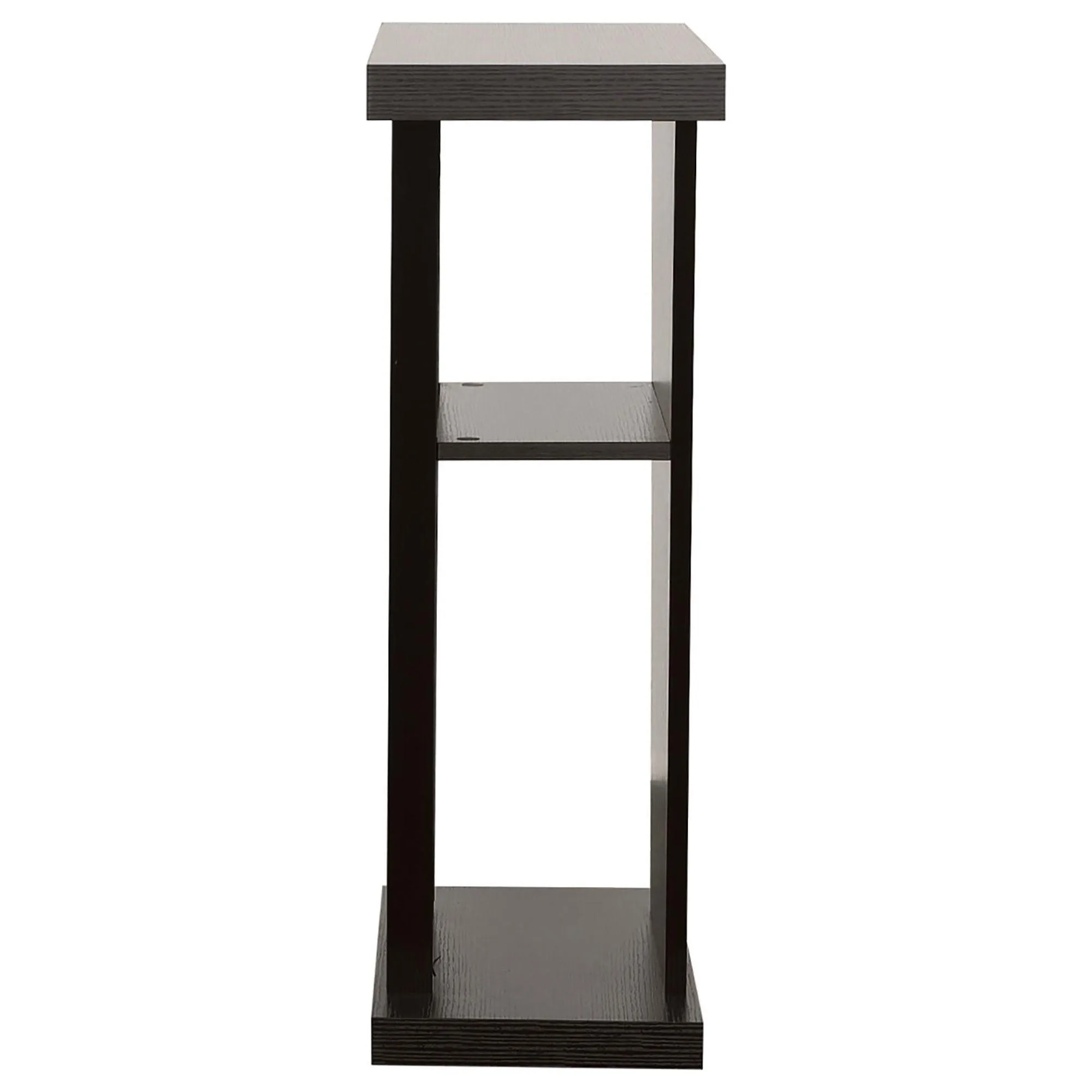 Cappuccino 2-Shelf Console Table