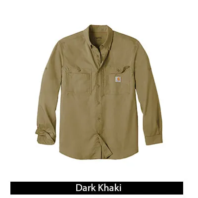 Carhartt Solid Long-Sleeve Button-Down Shirt