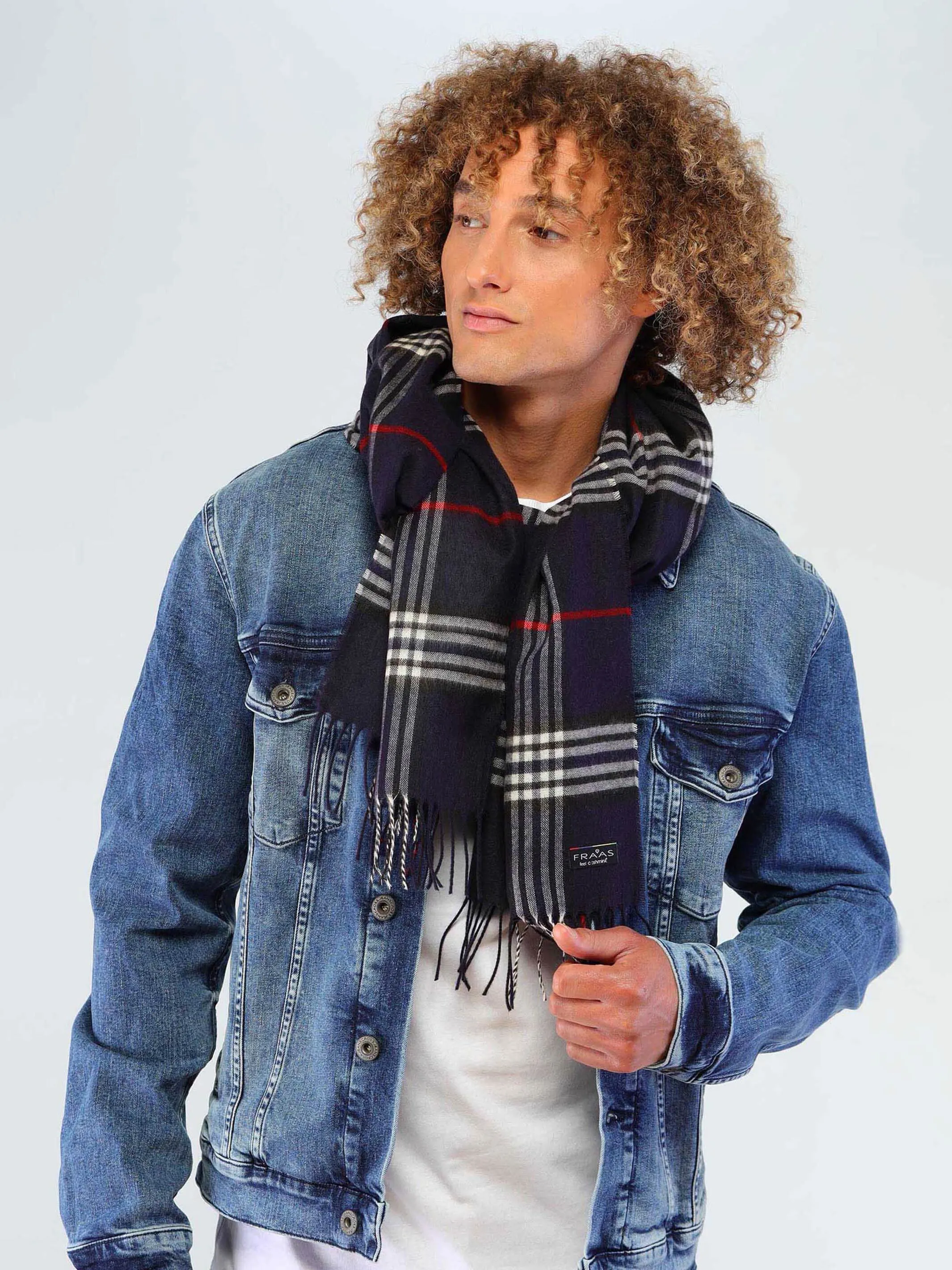 Cashmink-Schal mit FRAAS Plaid Karo - Made in Germany