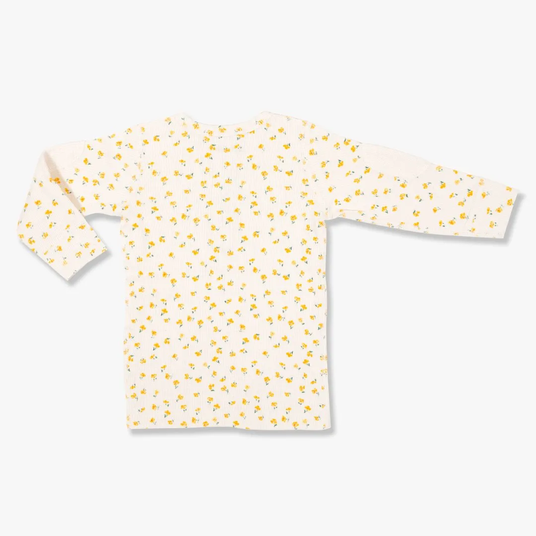 Chamomile Waffle Long Sleeve Tee