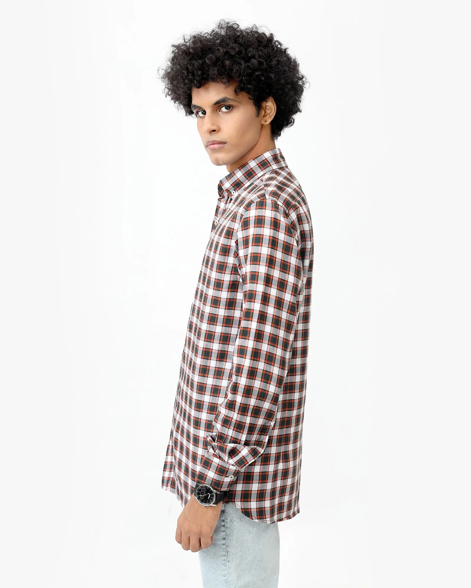 Checkered Button Down Shirt