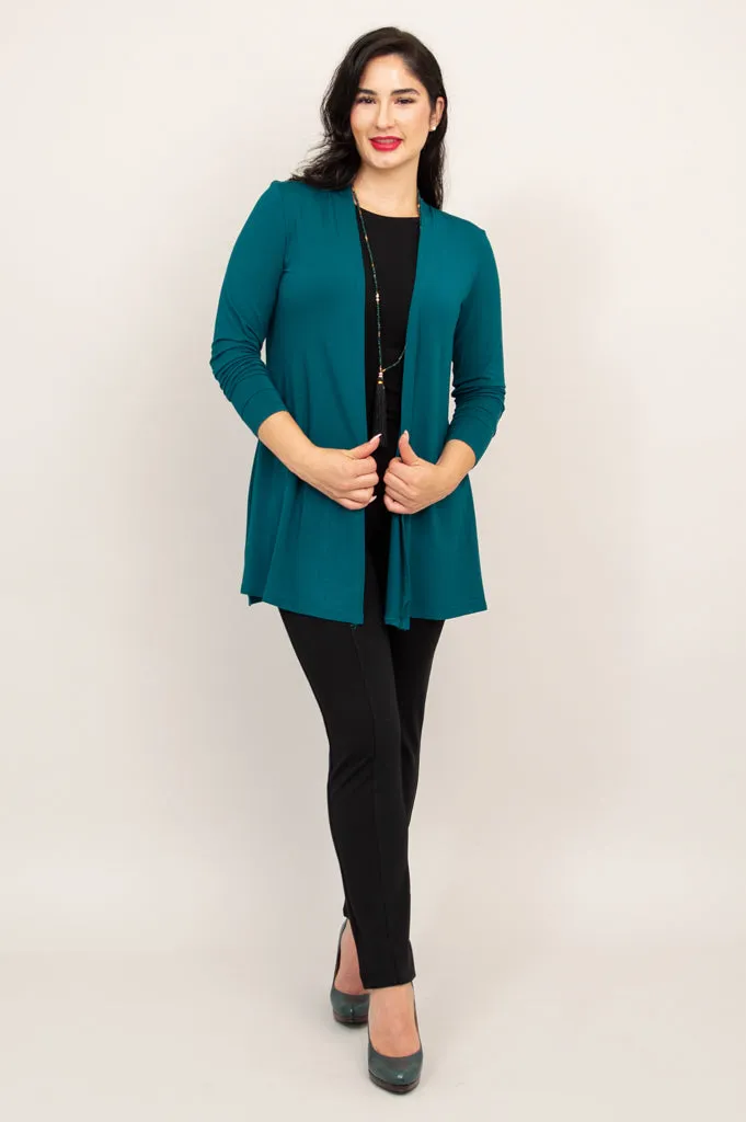 Chopra Jacket, Teal, Bamboo