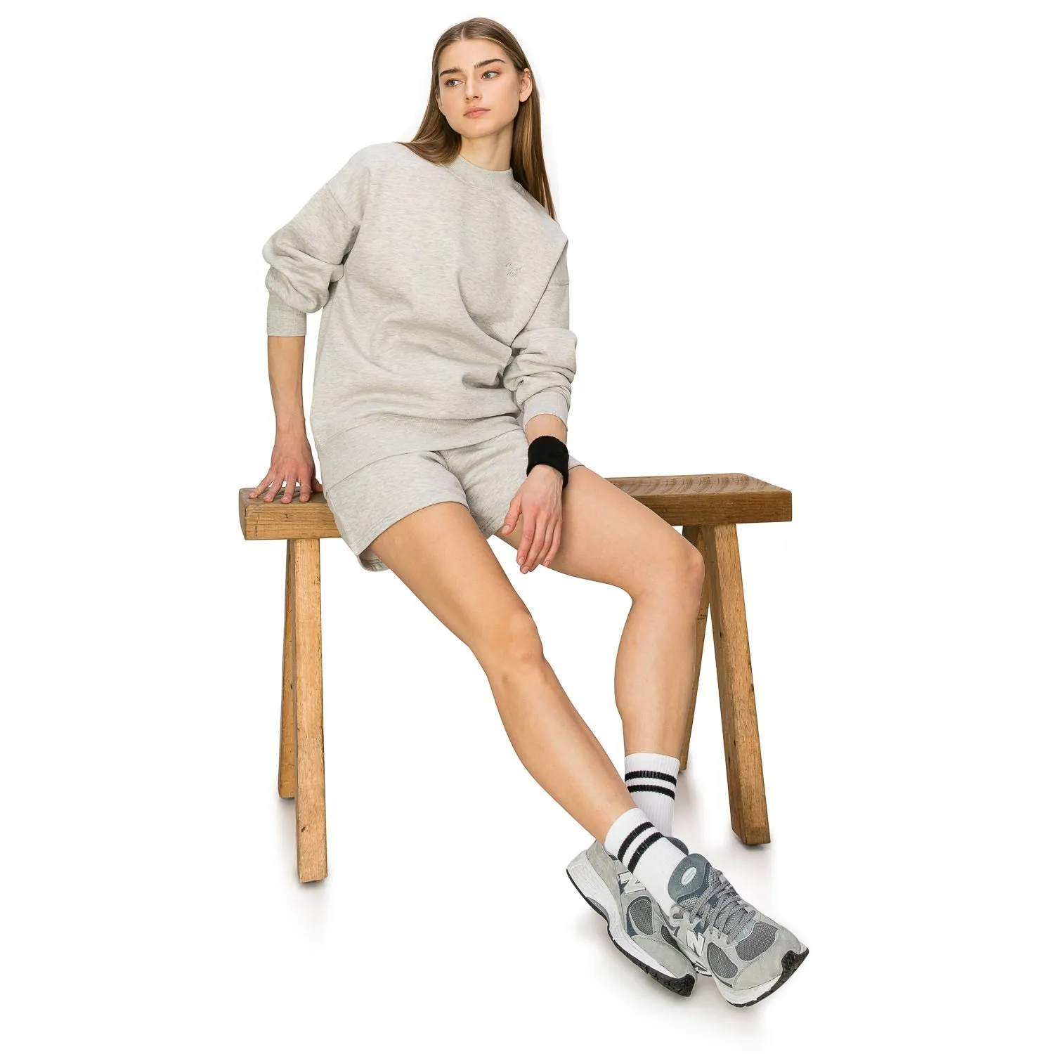 Cloud Fleece Crewneck Sweatshirt - Heather Crome