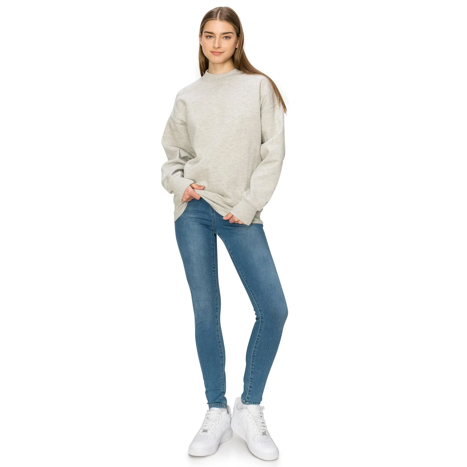 Cloud Fleece Crewneck Sweatshirt - Heather Crome