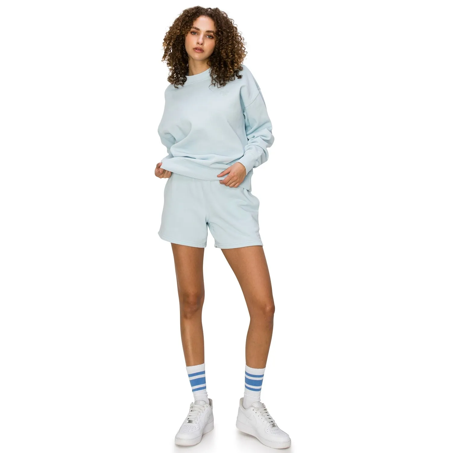 Cloud Fleece Crewneck Sweatshirt - Pastel Blue