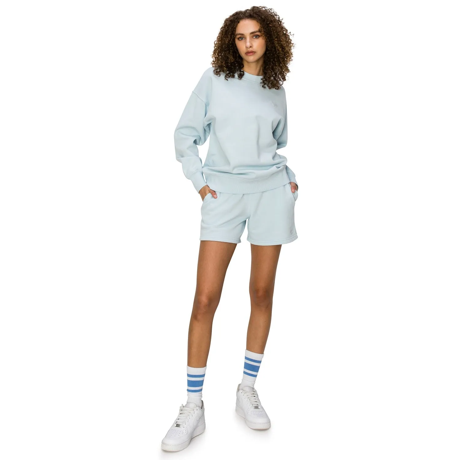 Cloud Fleece Crewneck Sweatshirt - Pastel Blue